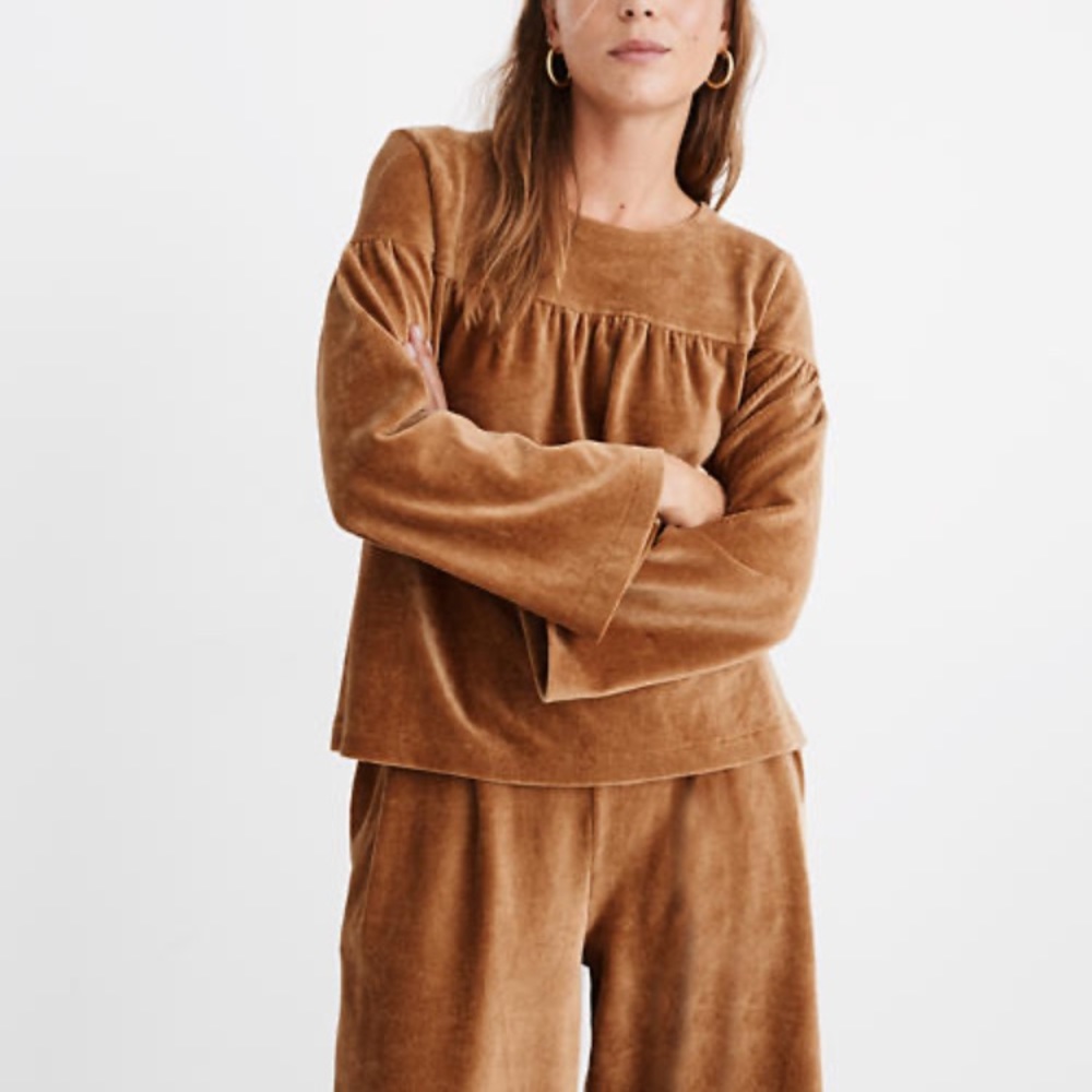 Madewell Texture & Thread Corduroy Swing Top M